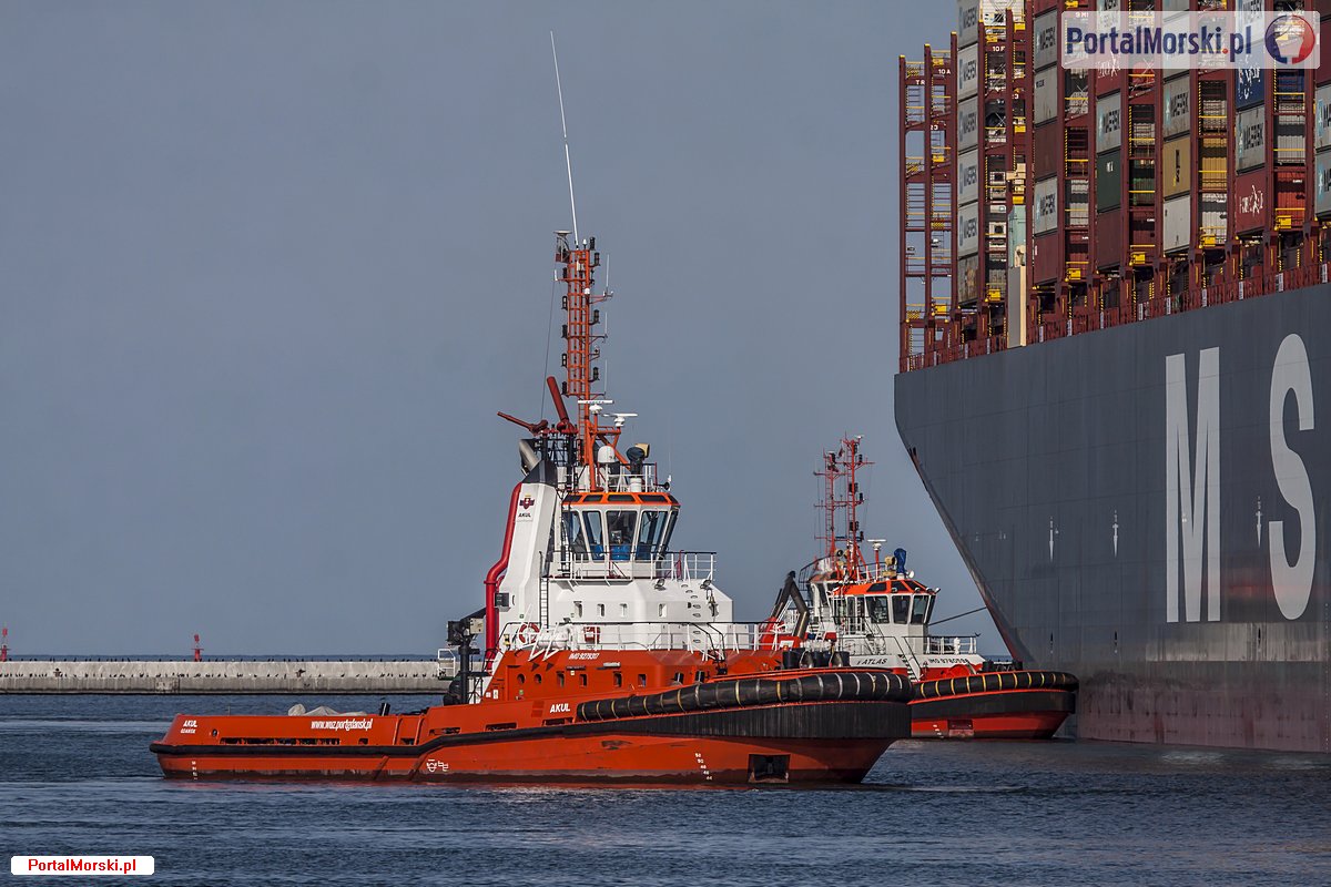 MSC Gülsün - wejście do Gdańska. Fot.: Piotr B. Stareńczak