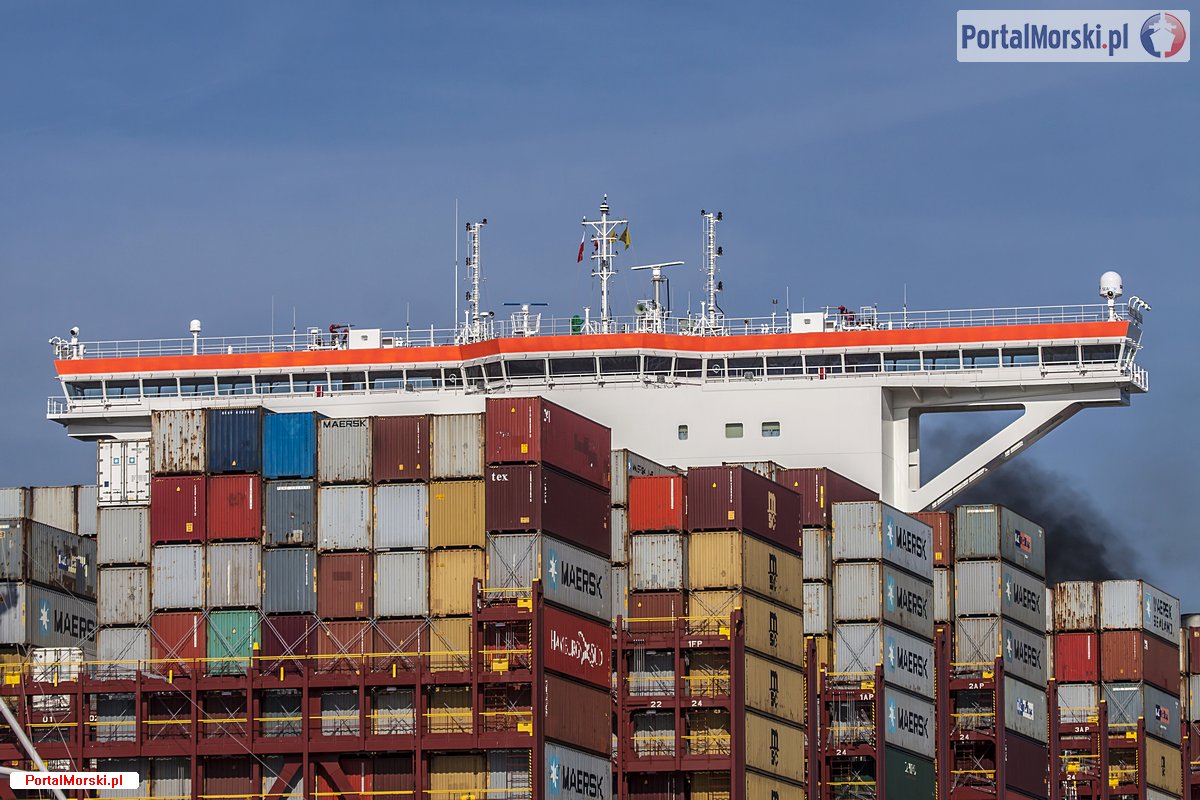 MSC Gülsün - wejście do Gdańska. Fot.: Piotr B. Stareńczak