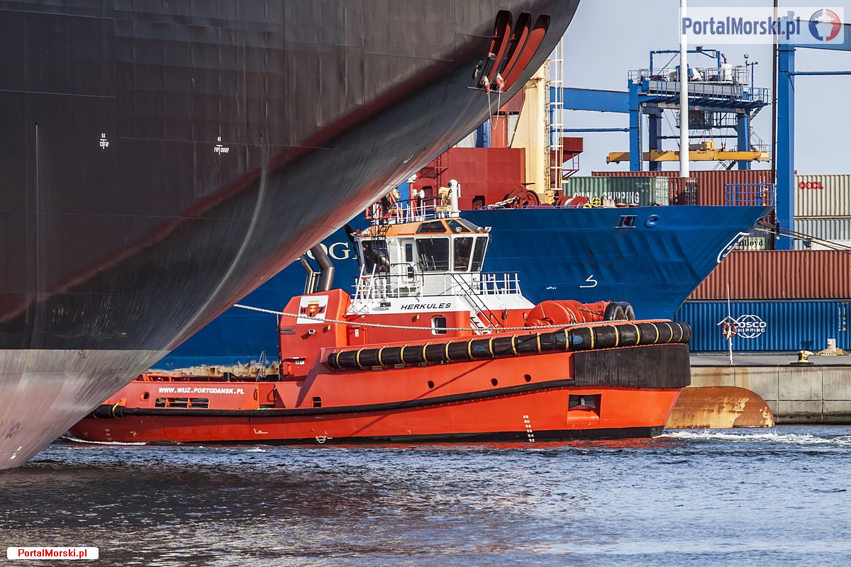 MSC Gülsün - wejście do Gdańska. Fot.: Piotr B. Stareńczak