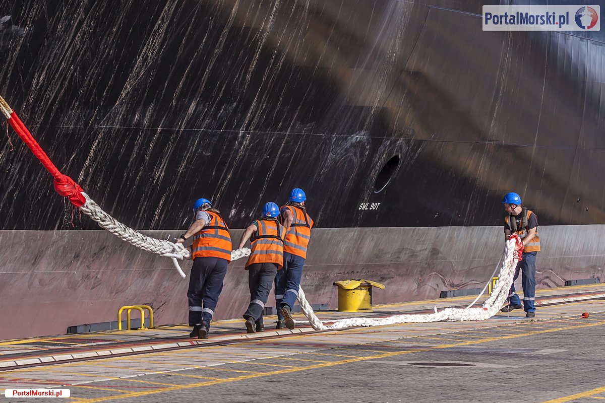 MSC Gülsün - wejście do Gdańska. Fot.: Piotr B. Stareńczak