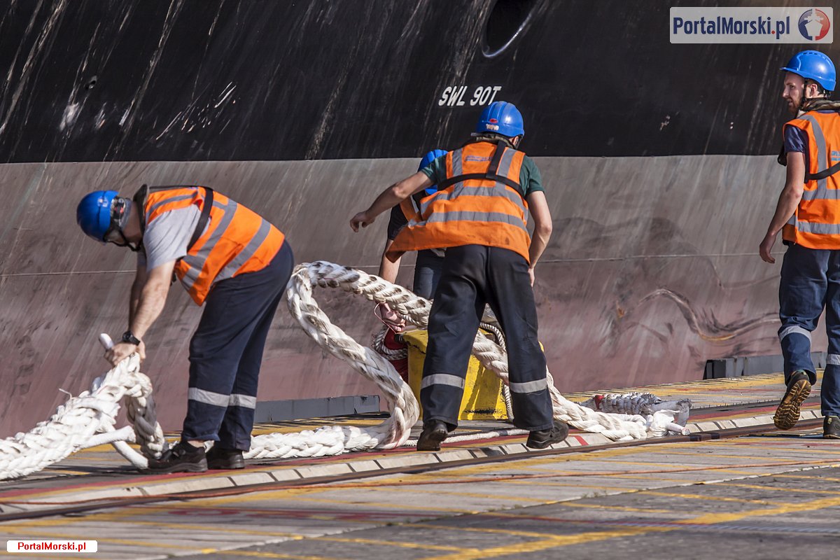 MSC Gülsün - wejście do Gdańska. Fot.: Piotr B. Stareńczak