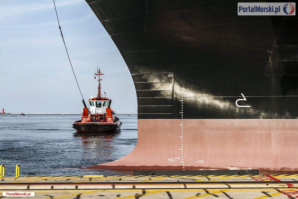MSC Gülsün - wejście do Gdańska. Fot.: Piotr B. Stareńczak