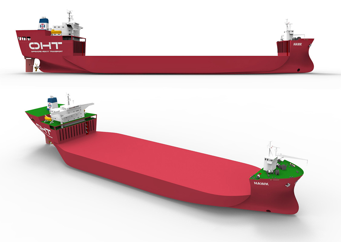 Ciężarowiec Hawk - wizualizacja