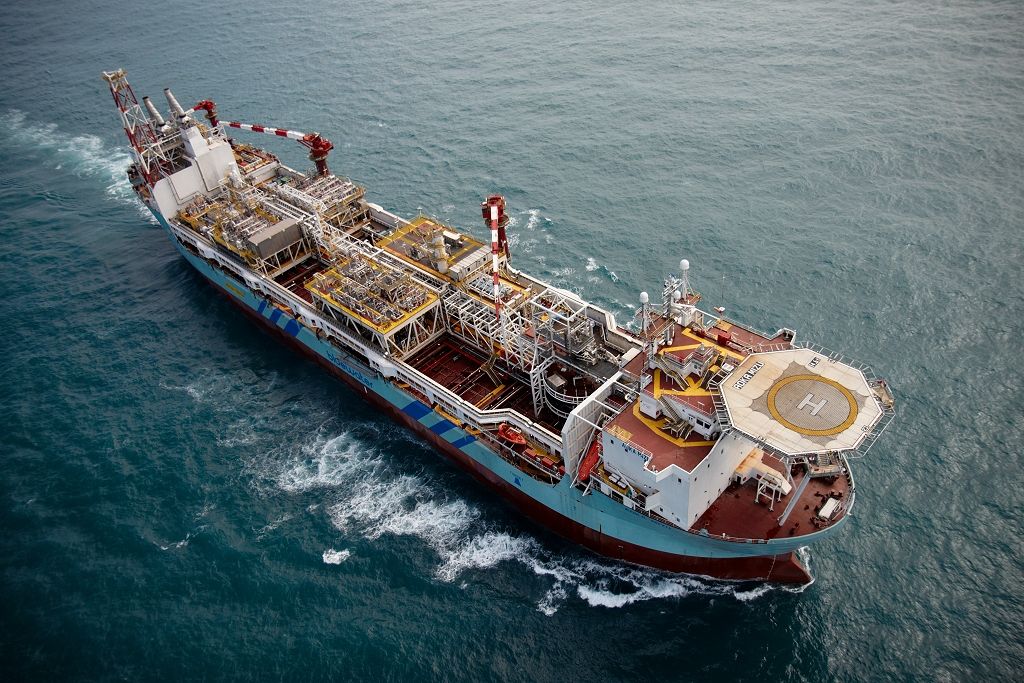 FPSO Aoka Mizu należący do Bluewater