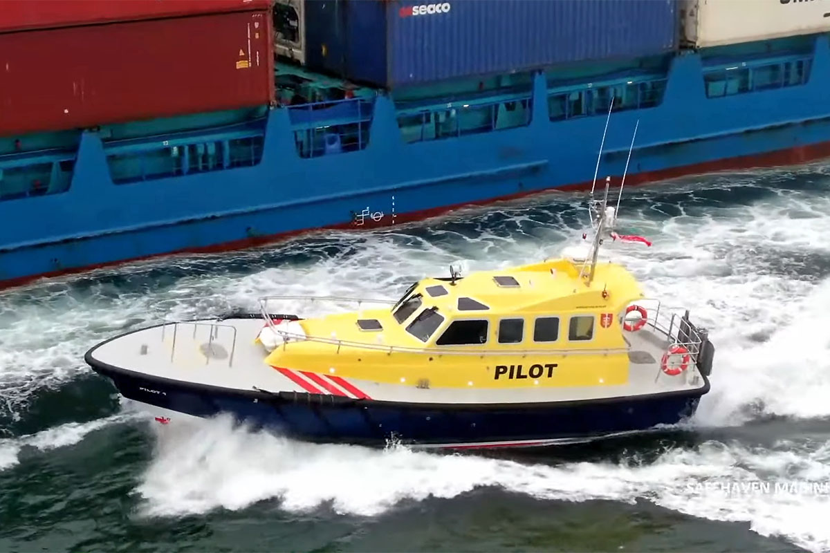 Pilot 1 w próbach morskich