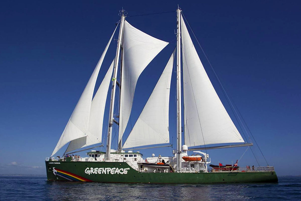Greenpeace Polska. Statek Rainbow Warrior