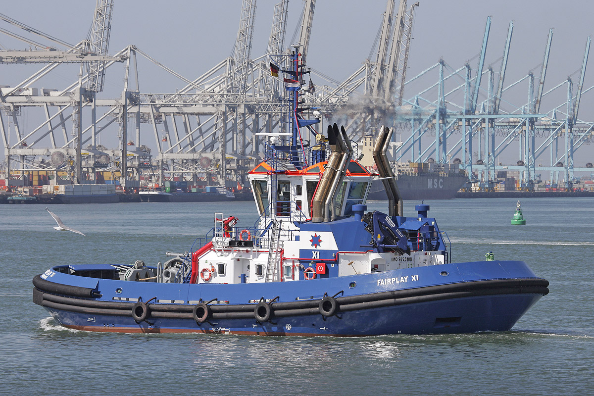 Fairplay XI, najnowszy nabytek Fairplay Towage zasilił w lipcu 2015 r. flotyllę armatora w Rotterdamie