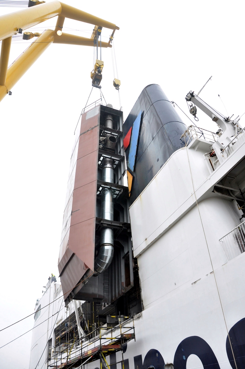 Transport scrubbera. Fot. J. Uklejewski