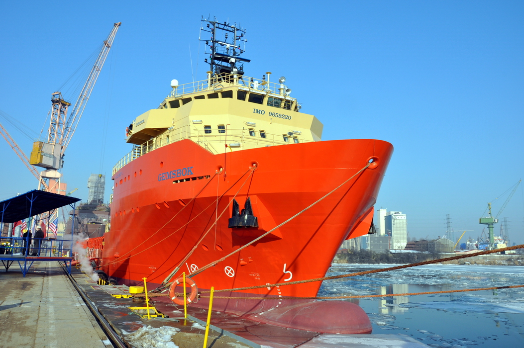PSV Gemsbok w stoczni Remontowa Shipbuilding