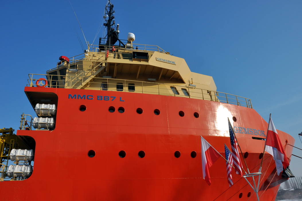 PSv Gemsbok w stoczni Remontowa Shipbuilding.