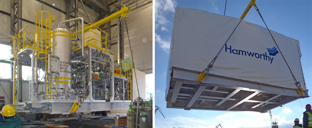 Moduł ''gas recovery unit'' na brazylijską platformę wydobywczą wykonany w EPG Moduł ''gas recovery unit'' na brazylijską platformę wydobywczą wykonany w EPG