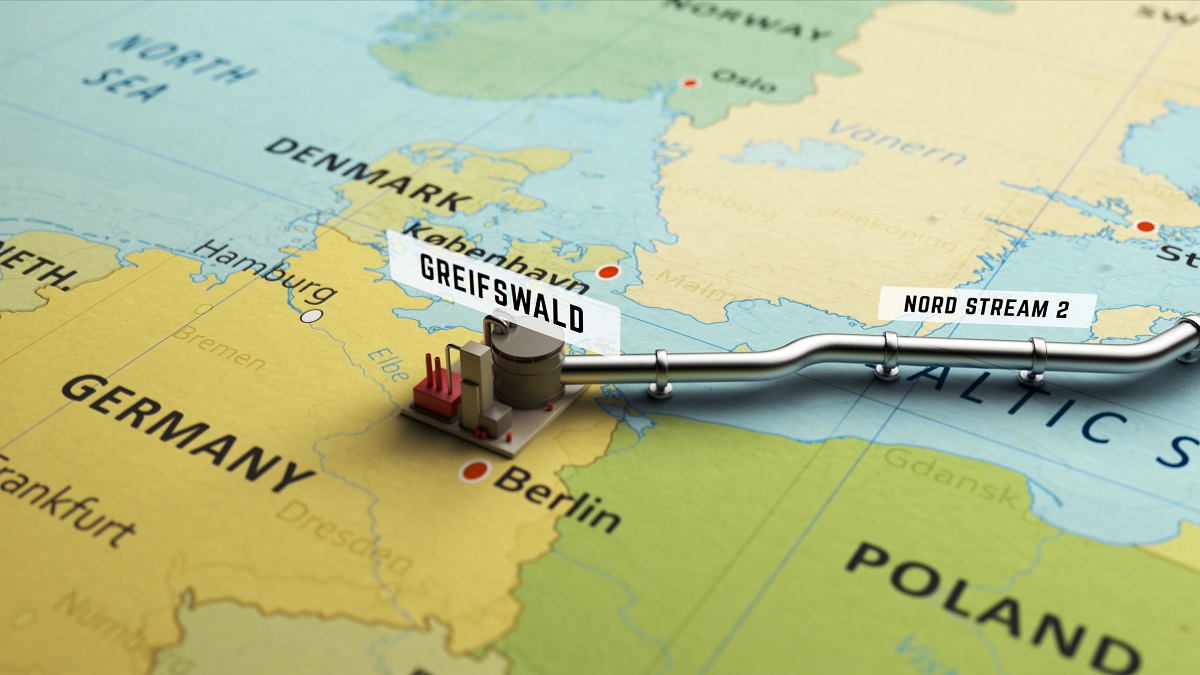 Nord Stream 2 mapa
