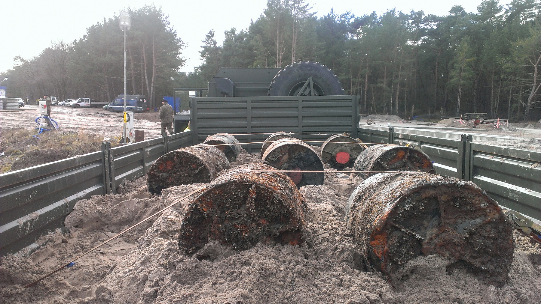 Zakończono proces wydobycia bomb głębinowych