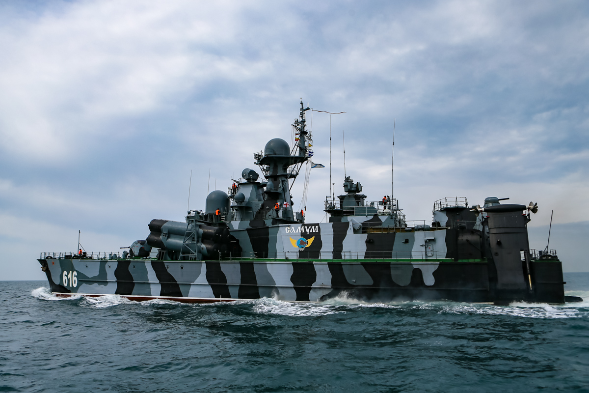 Flota Czarnomorska na ćwiczeniach