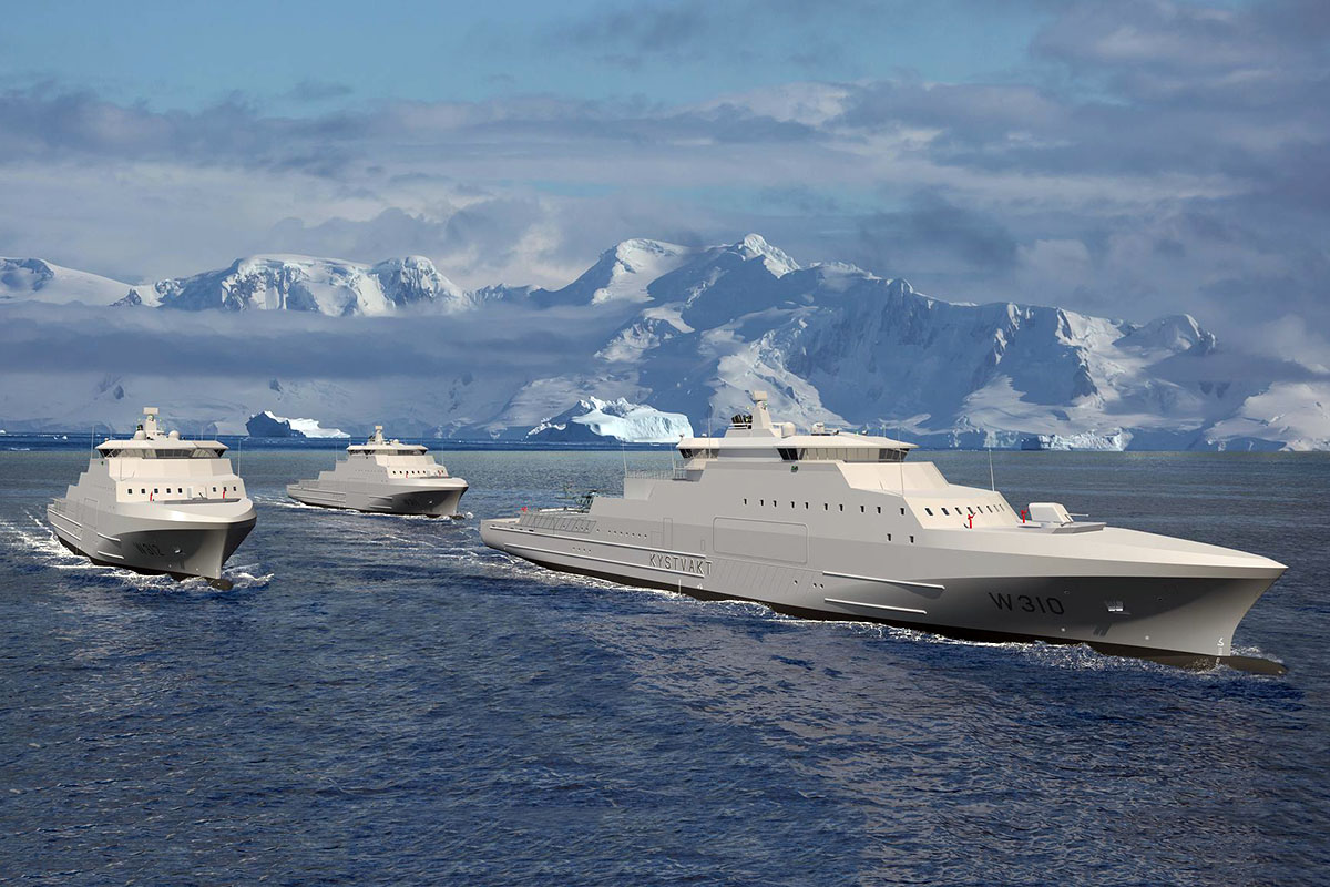 Nowe norweskie okręty patrolowe, wyposażane w silniki Bergen Engines