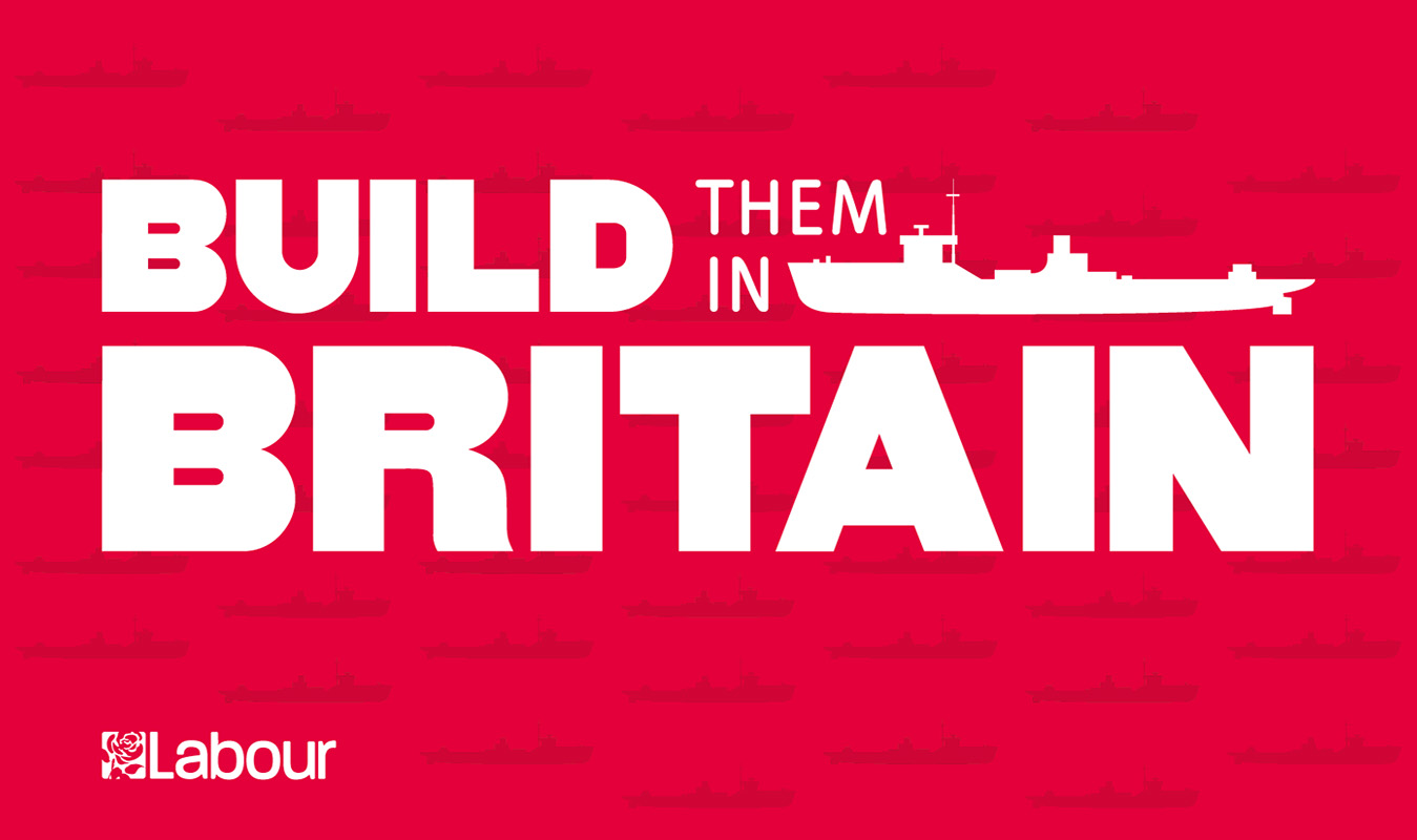 Plakat kampanii brytyjskiej Partii Pracy