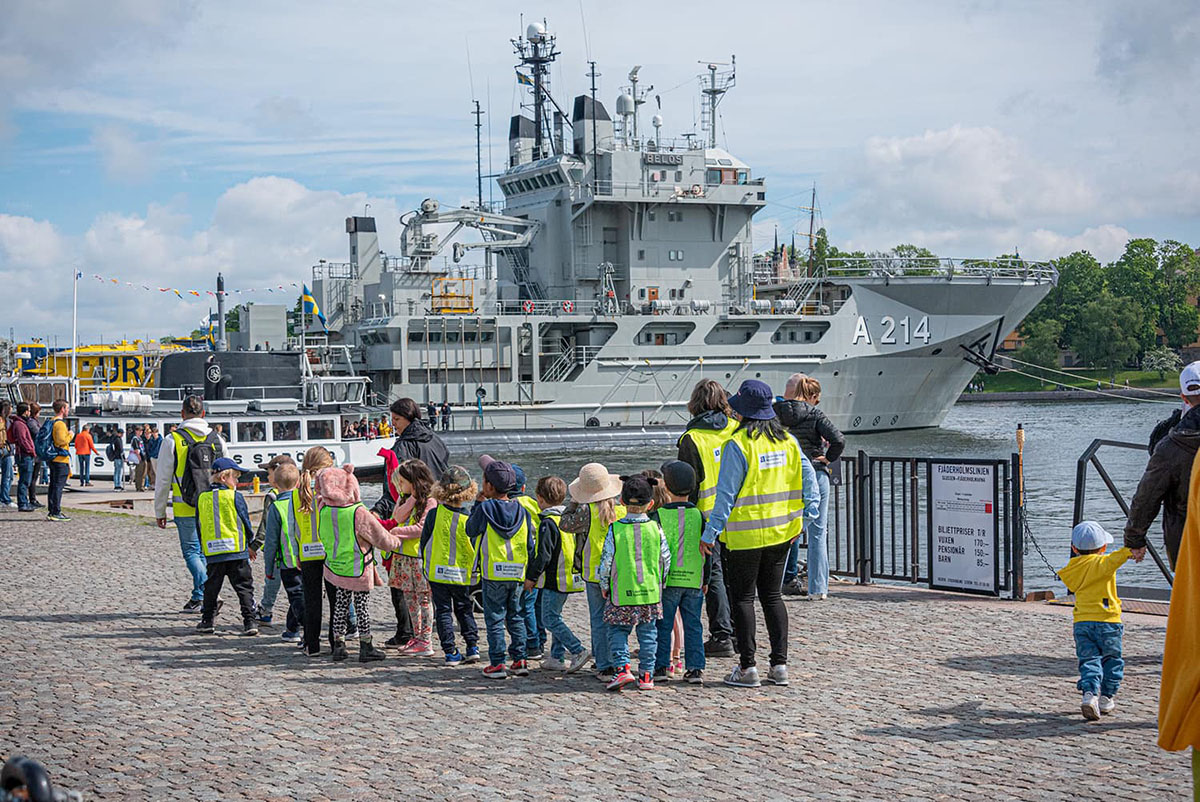 Okręty NATO w Sztokholmie przed ćwiczeniami BALTOPS 22