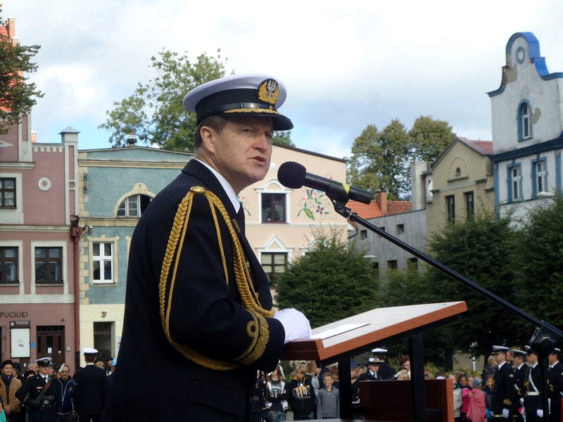 Rektor Kontradmirał Czesław Dyrcz