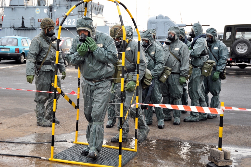 Ćwiczenia na ORP Piorun