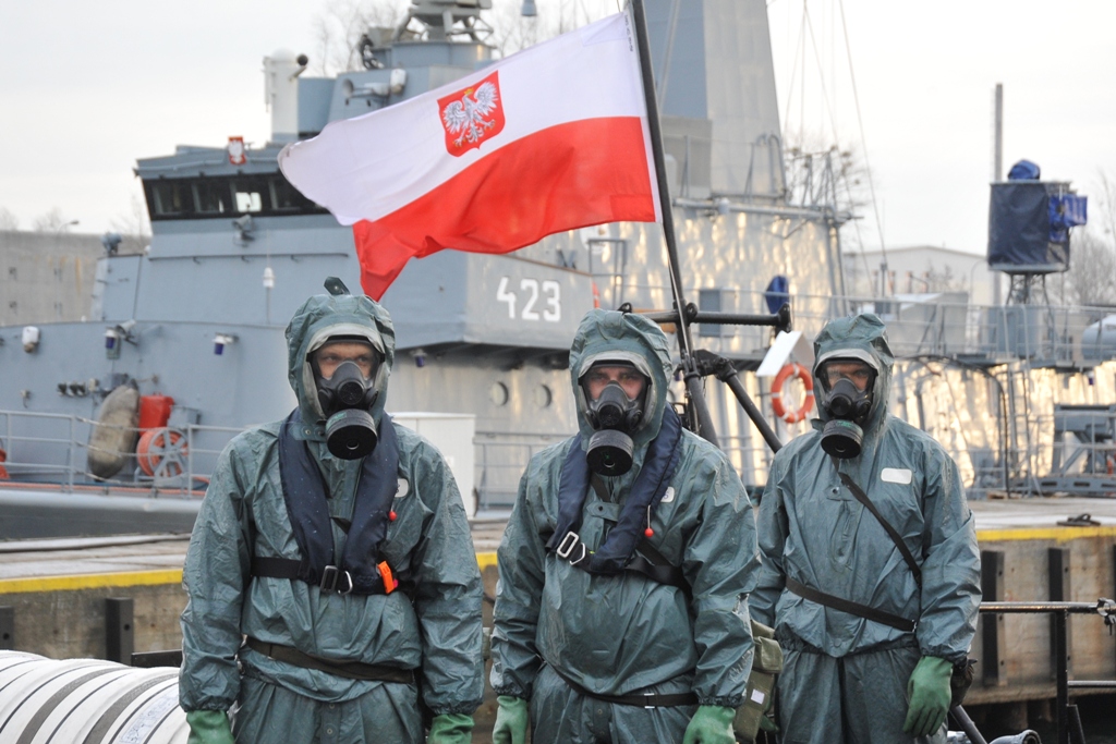 Ćwiczenia na ORP Piorun