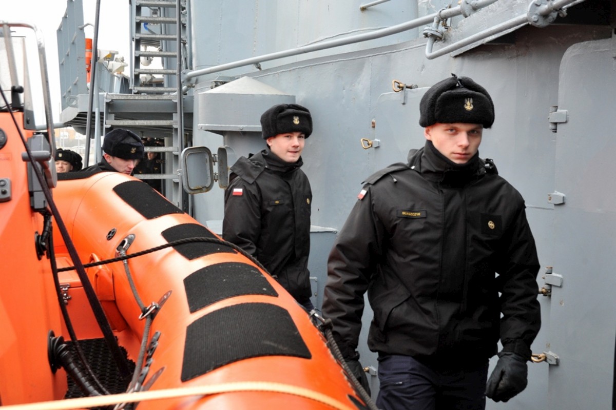 Zakończenie zimowej praktyki morskiej