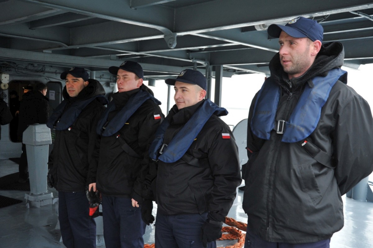 Zakończenie zimowej praktyki morskiej