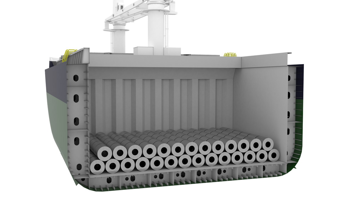 Wizualizacja projektu masowca Dolphin 64. Fot. DNV