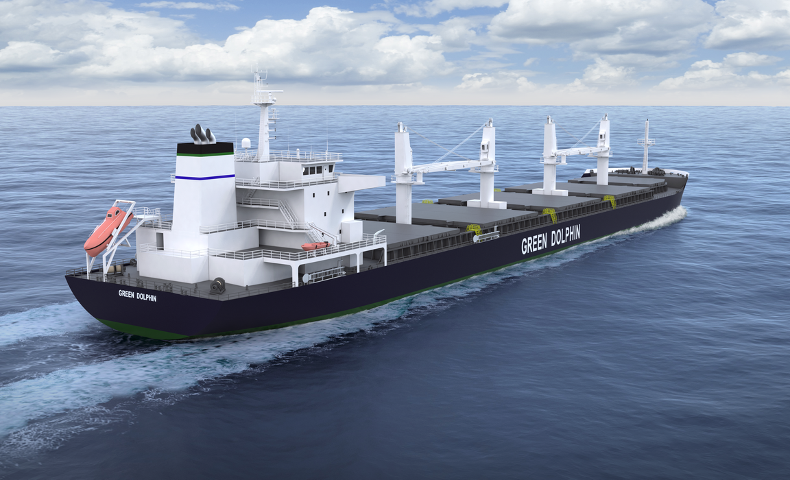 Wizualizacja projektu masowca Dolphin 64. Fot. DNV