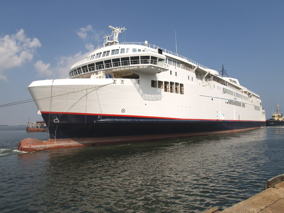 Kadłub promu Berlin Fot. Peter Therklidsen Kadłub promu Berlin Fot. Peter Therklidsen