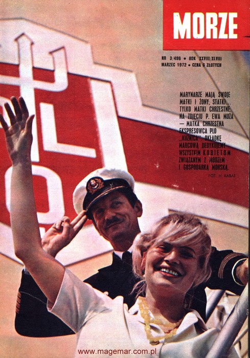 Miesięcznik Morze z 1972 roku Miesięcznik Morze z 1972 roku