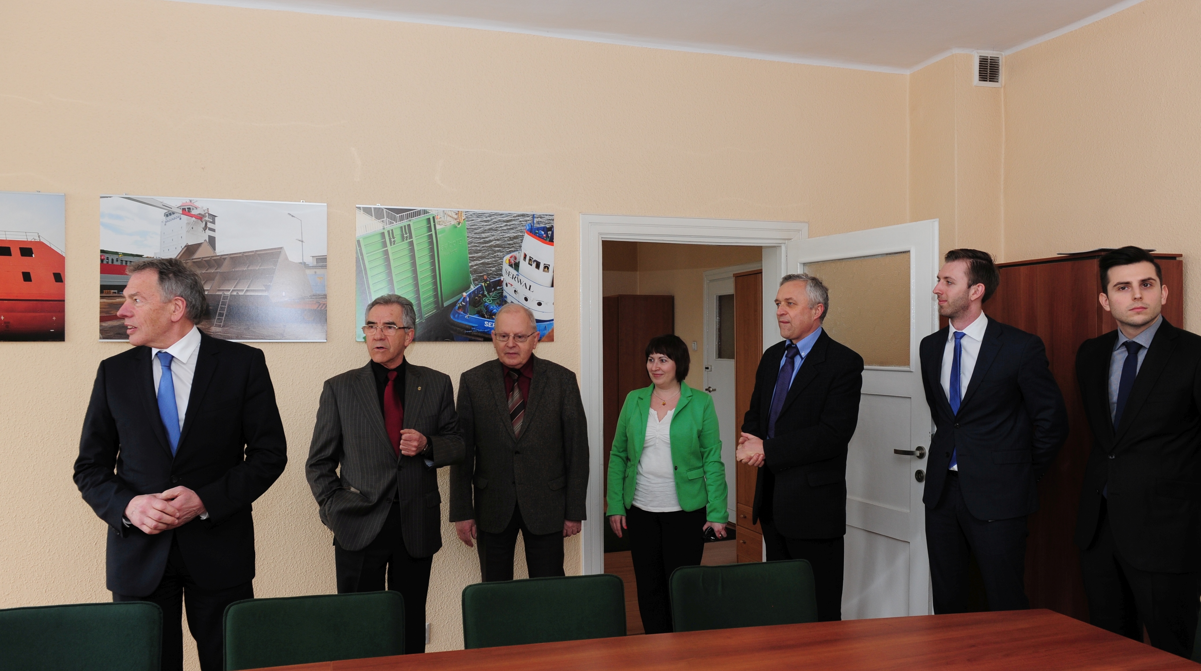 Zadeklarował też swoją obecność na seminarium szkoleniowym dotyczącym skutecznego pozyskiwania funduszy dla przemysłu stoczniowego(Fot. Krzysztof Lachowicz)