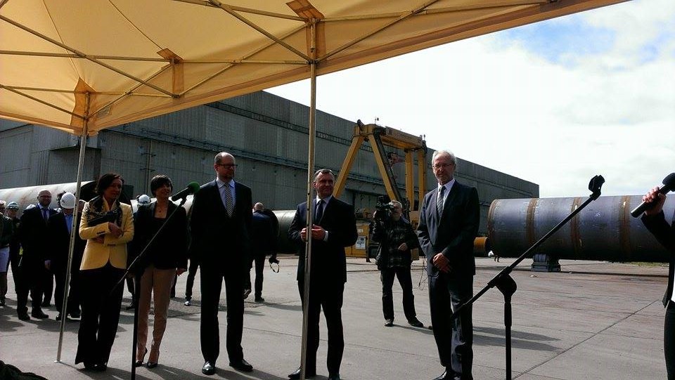 Minister Skarbu Państwa z wizytą na terenie Stoczni Gdańsk