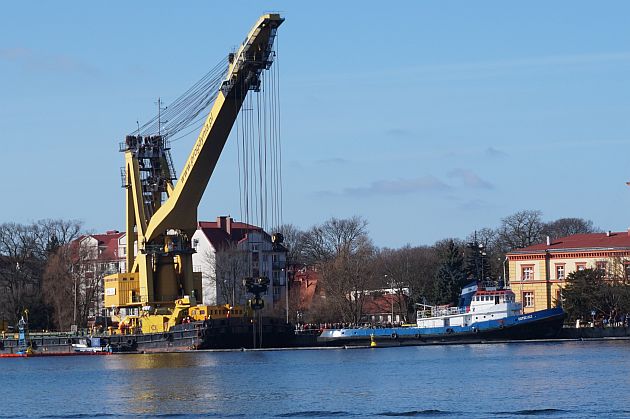 Akcja wydobycia z wody holownika Kuguar