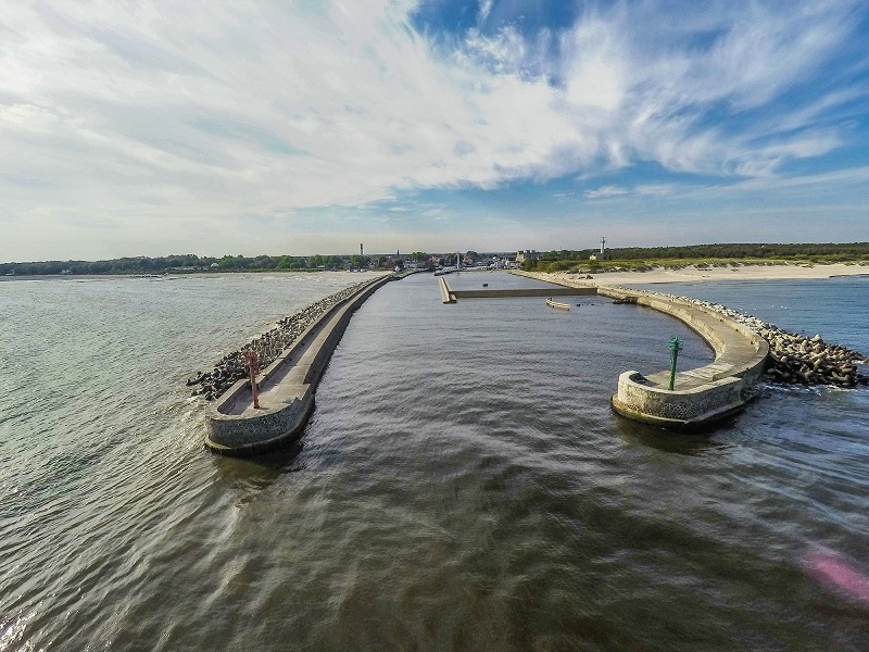 Wizualizacja dodatkowego, wewnętrznego falochronu (Fot.: Port Ustka) Wizualizacja dodatkowego, wewnętrznego falochronu (Fot.: Port Ustka)