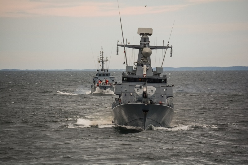 ORP Kaszub i ORP Grom (Fot.: Piotr Leoniak)
