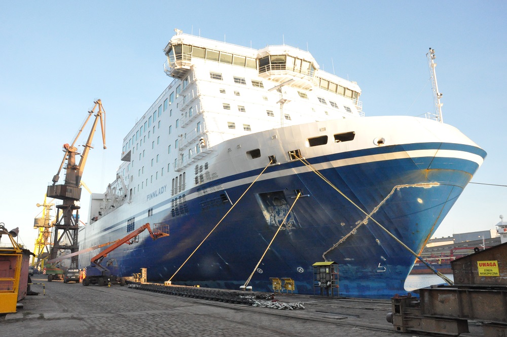 Finnlady początkowo cumował przy nabrzeżu Zdobywców Kołobrzegu Finnlady początkowo cumował przy nabrzeżu Zdobywców Kołobrzegu