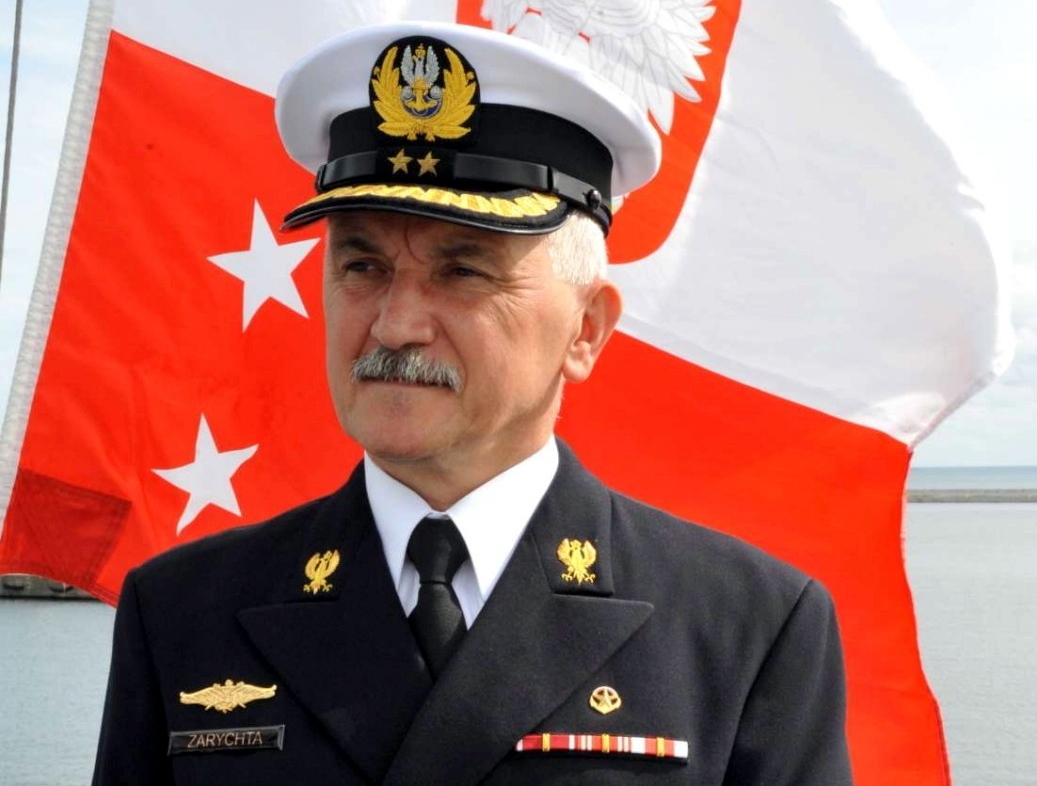 Wiceadmirał Stanisław Zarychta, dowódca Centrum Operacji Morskich – Dowódca Komponentu Morskiego. Fot.: MW RP