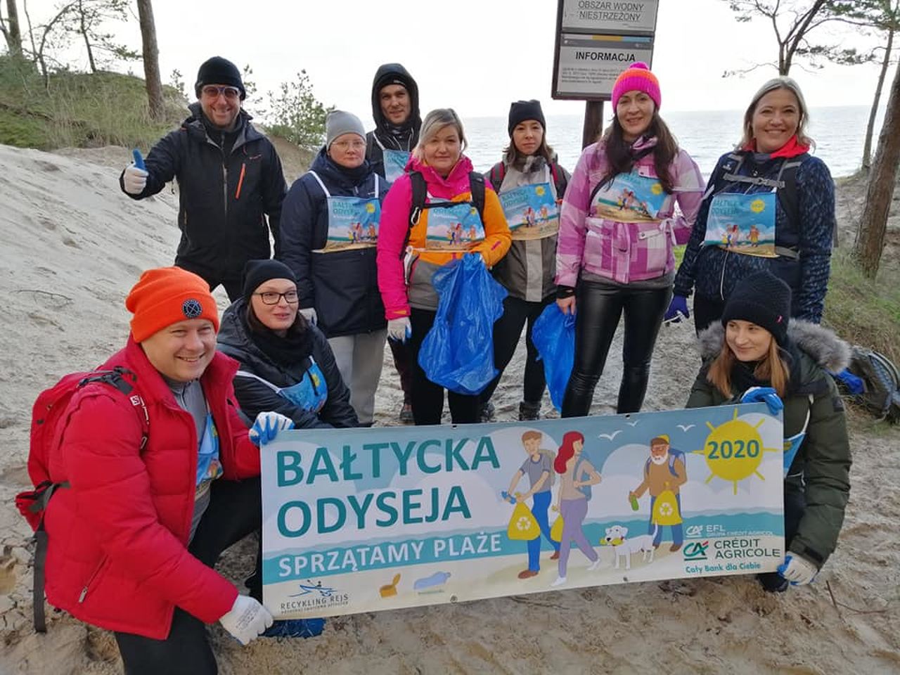 Bałtycka Odyseja sprzątanie plaż