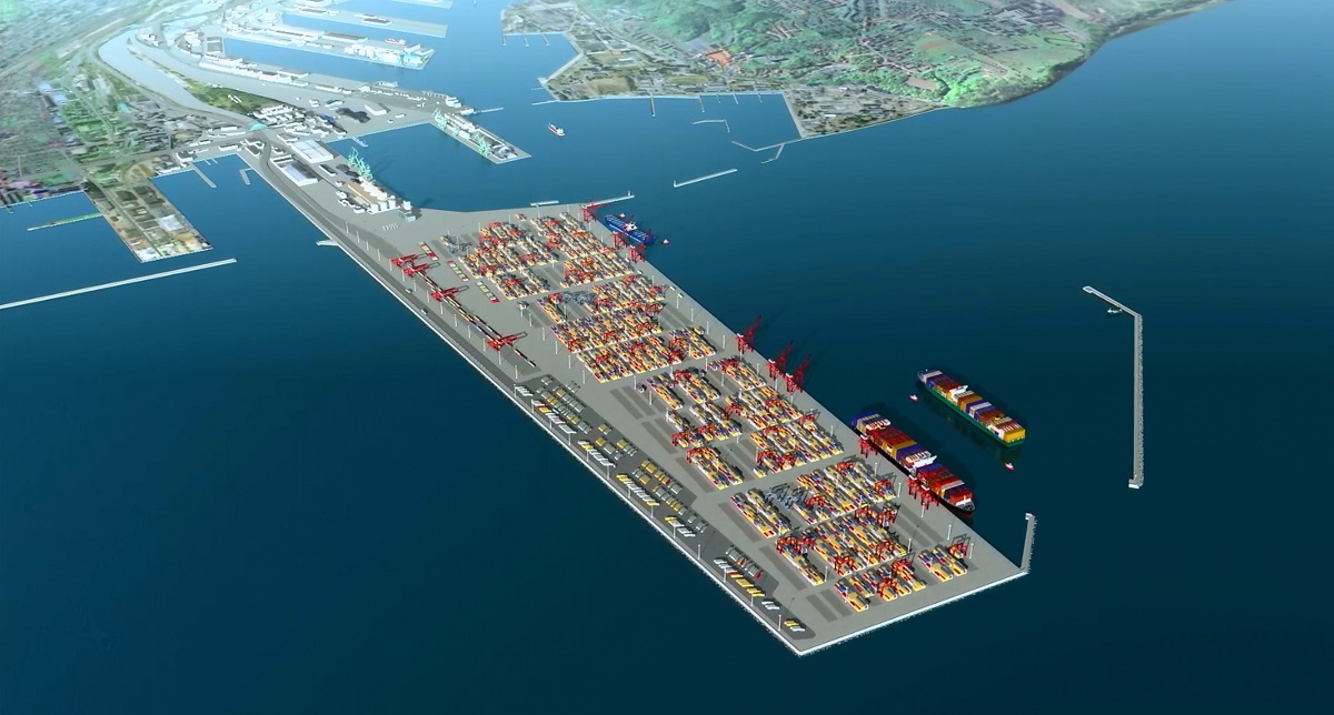 Wizualizacja Port Zewnętrznego Gdynia