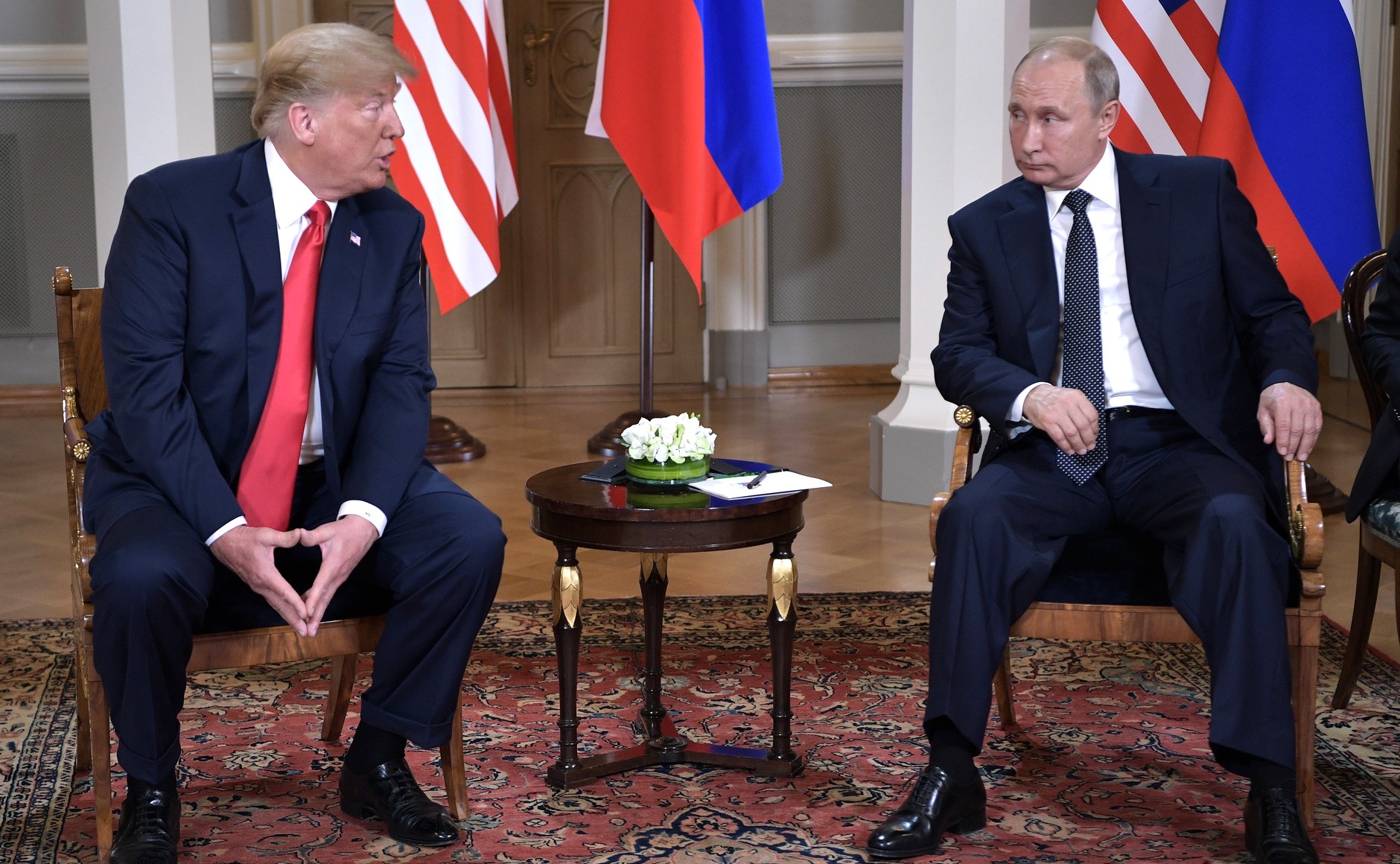 Prezydenci Rosji i USA, Władimir Putin i Donald Trump