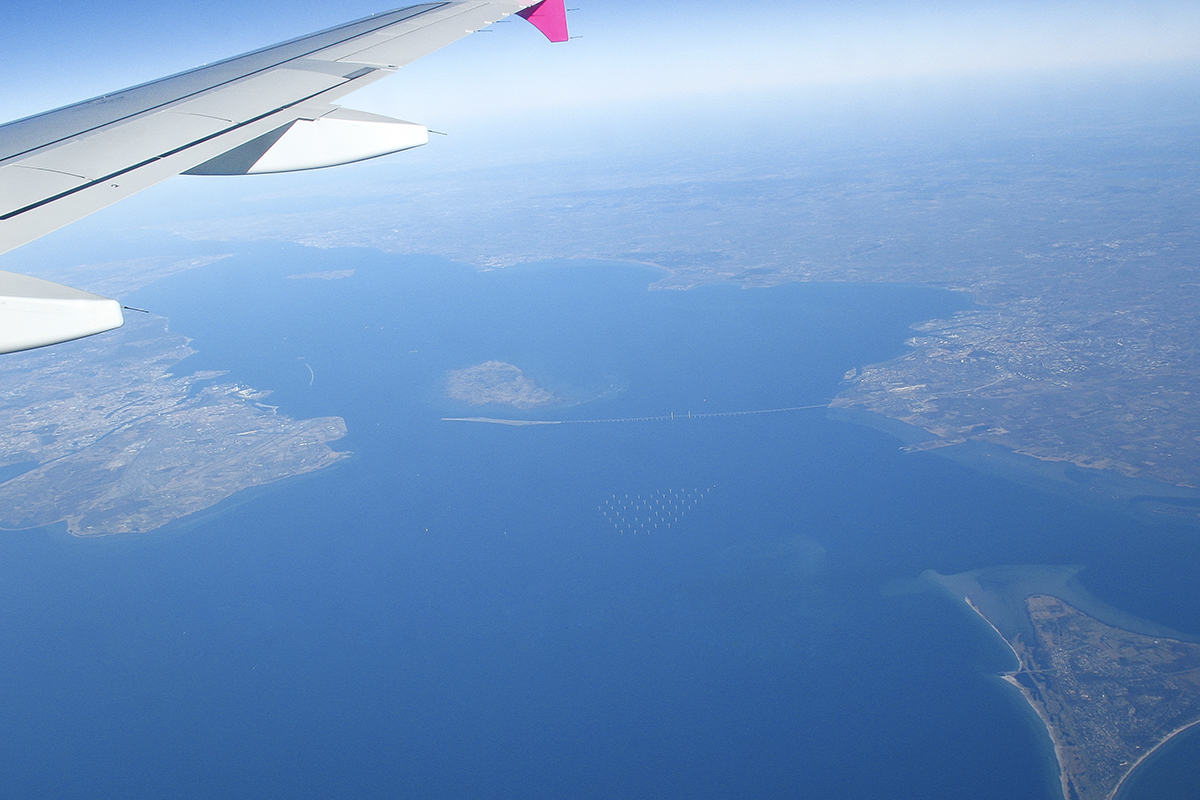 Morze Bałtyckie z lotu ptaka