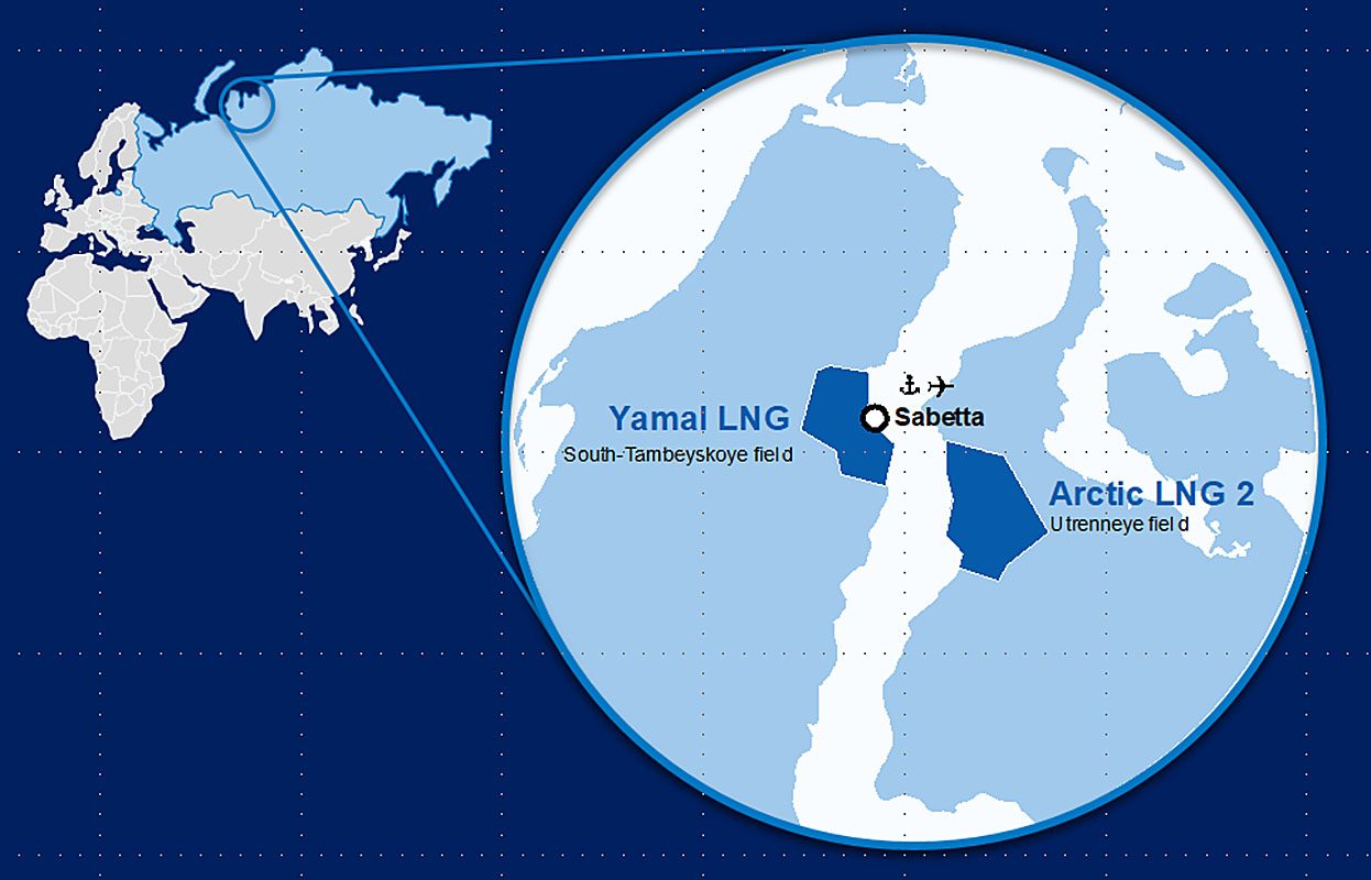 Instalacje skraplające i terminale Arctic LNG 2 Novateka