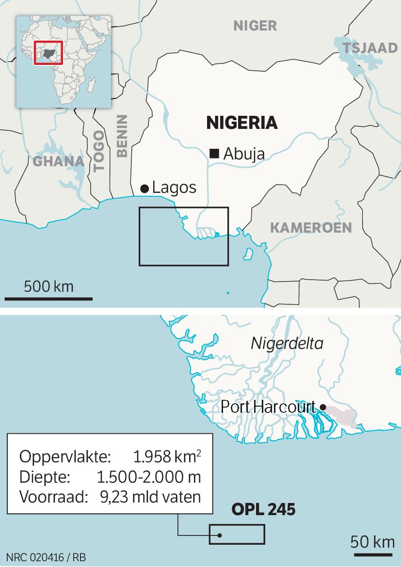 Nigeryjska ropa z pola OPL 245