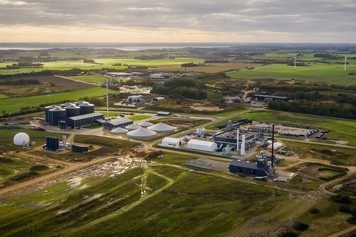 W parku przemysłowym GreenLab w Skive (Dania) powstają instalacje zakładu produkcji zielonego wodoru. Fot.: GreenLab