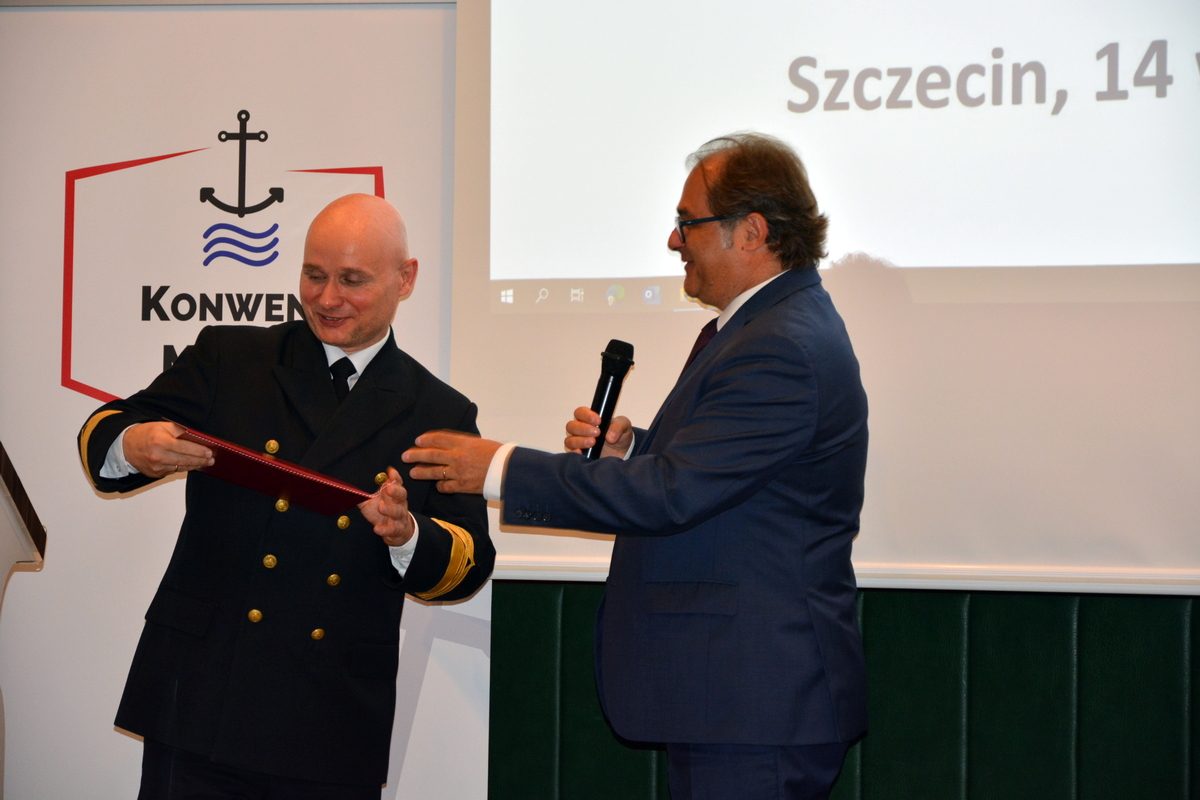 Dr hab. inż. st. of. Paweł Zalewski dołączył do grona wiceprzewodniczących Konwentu Morskiego.