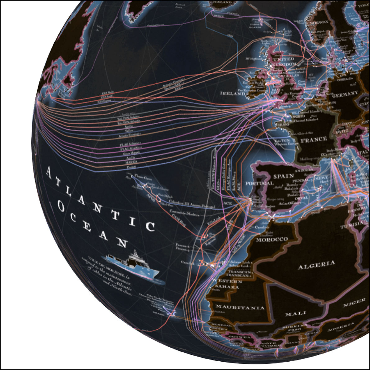 Rosja może zagrażać podmorskim kablom komunikacyjnym na całym świecie