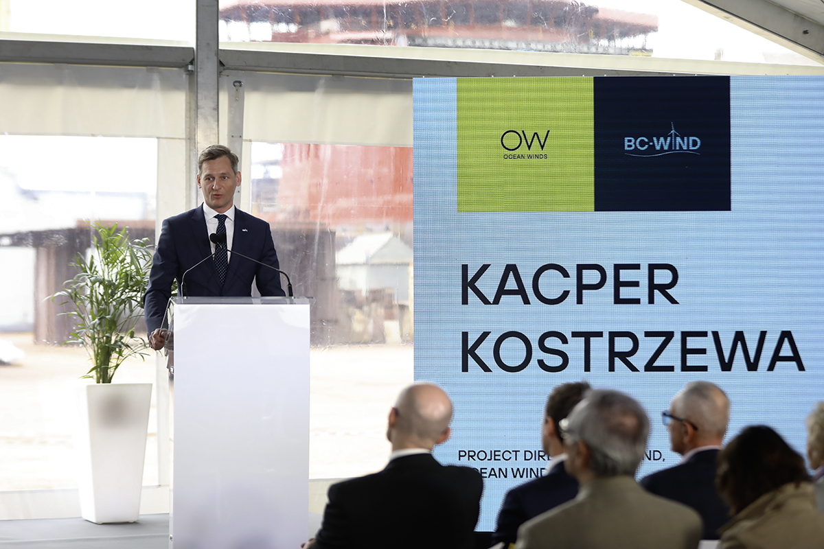 Kacper Kostrzewa, dyrektor projektu BC-Wind Ocean Winds. Fot. Sławomir Lewandowski / PortalMorski.pl