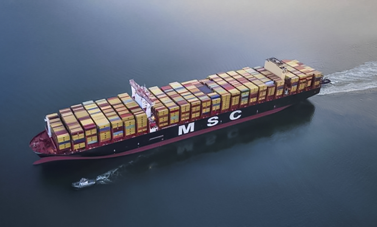 170 mln dolarów grzywny w związku z zajęciem statku MSC Aries