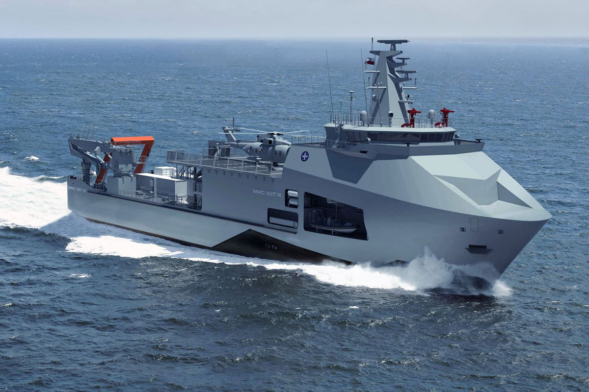 Началось строительство нового спасательного судна для ВМФ