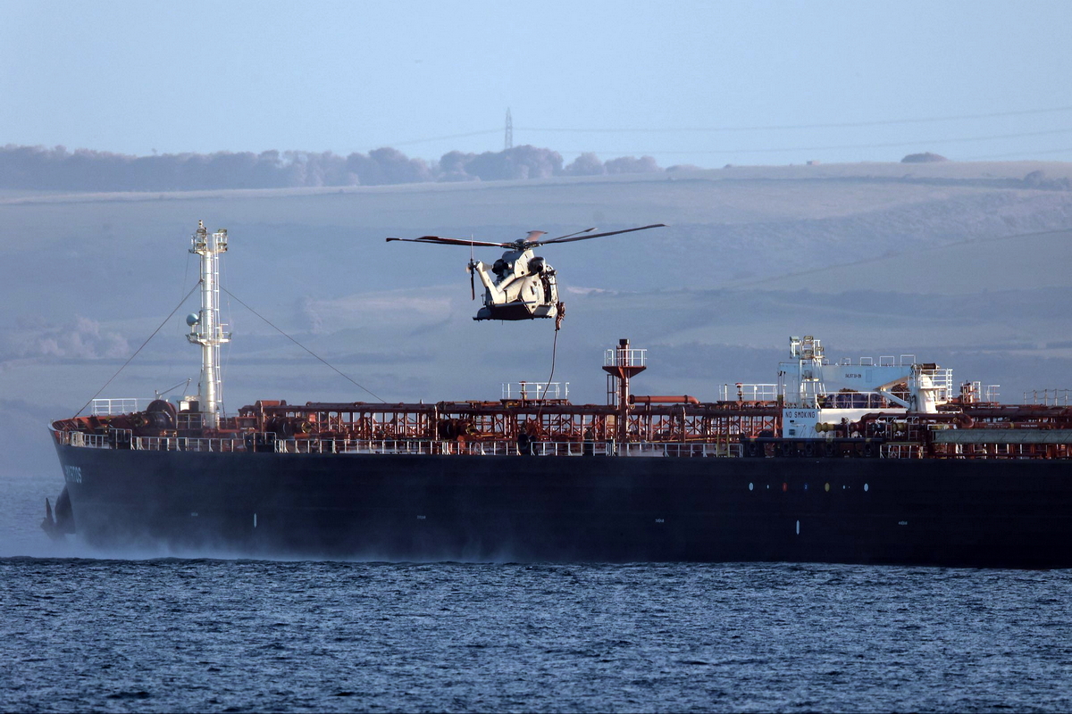 The British have seized a tanker belonging to the shadow fleet. This is the first operation of its kind in history